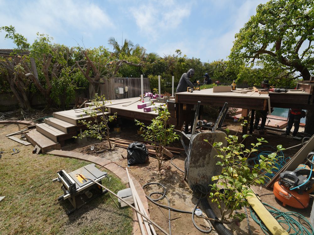 Custom Multi-Level TimberTech Deck Installation in La Jolla, CA (2)
