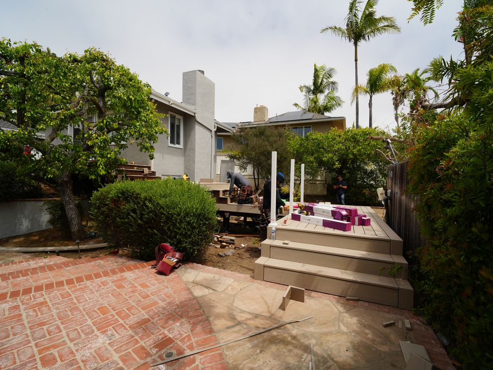 Custom Multi-Level TimberTech Deck Installation in La Jolla, CA (4)